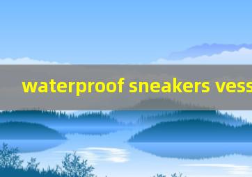  waterproof sneakers vessi